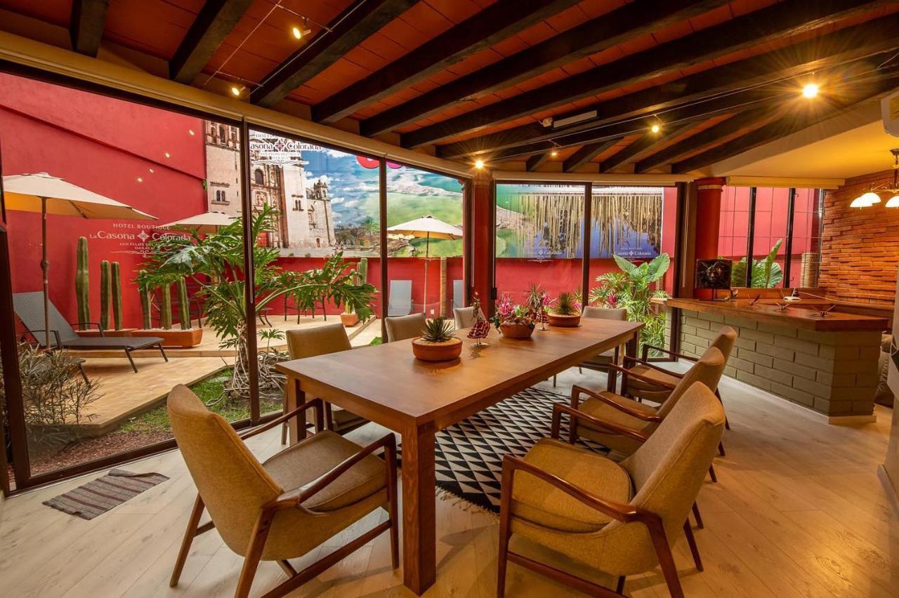 La Casona Colorada San Felipe Del Agua Hotell Oaxaca Exteriör bild